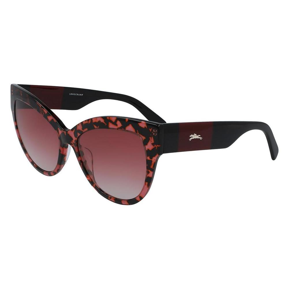 NEW Longchamp LO649S 541 Red Tortoise Sunglasses with Longchamp Case